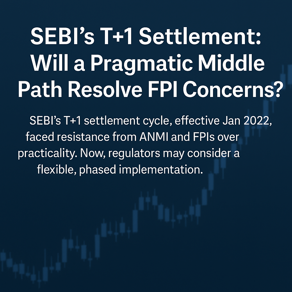 SEBI’s T+1 Settlement: FPI Concerns
