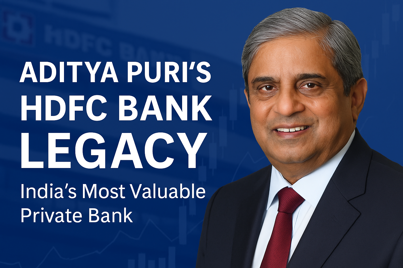 Aditya Puri’s HDFC Bank Legacy: India’s No.1 Private Bank
