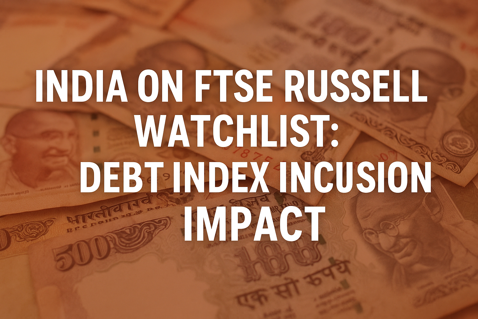India on FTSE Russell Watchlist: Debt Index Inclusion Impact