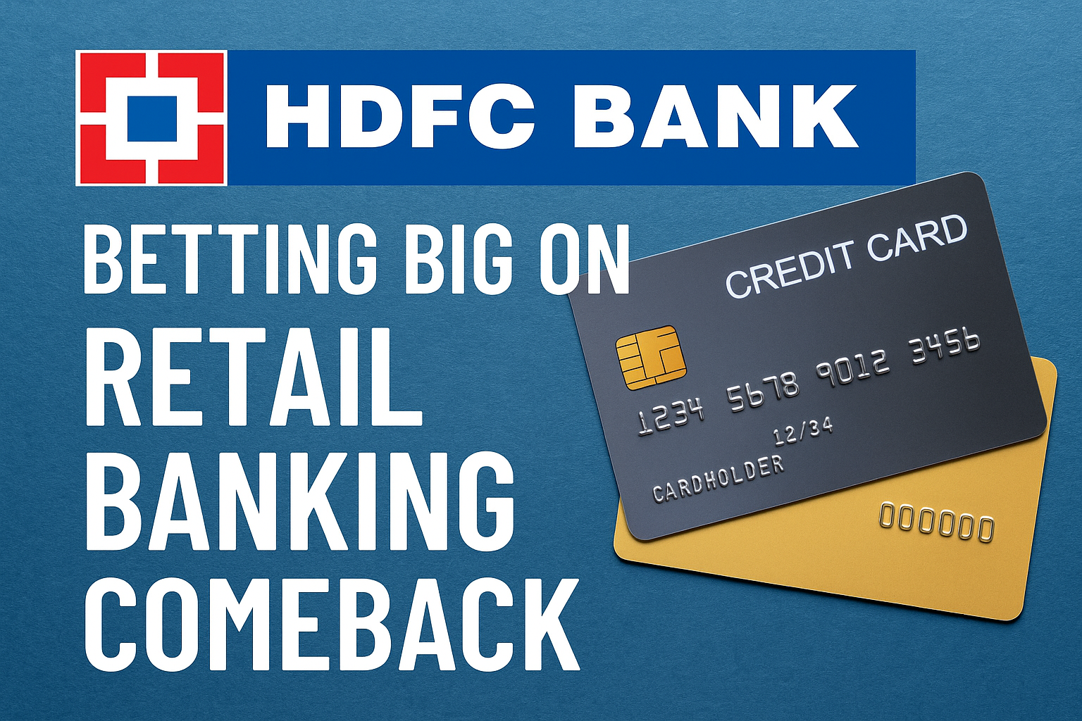 HDFC Bank Bets Big on Retail Banking Comeback