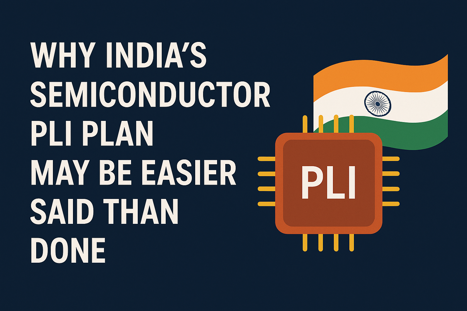 India’s Semiconductor PLI Plan May Be Easier