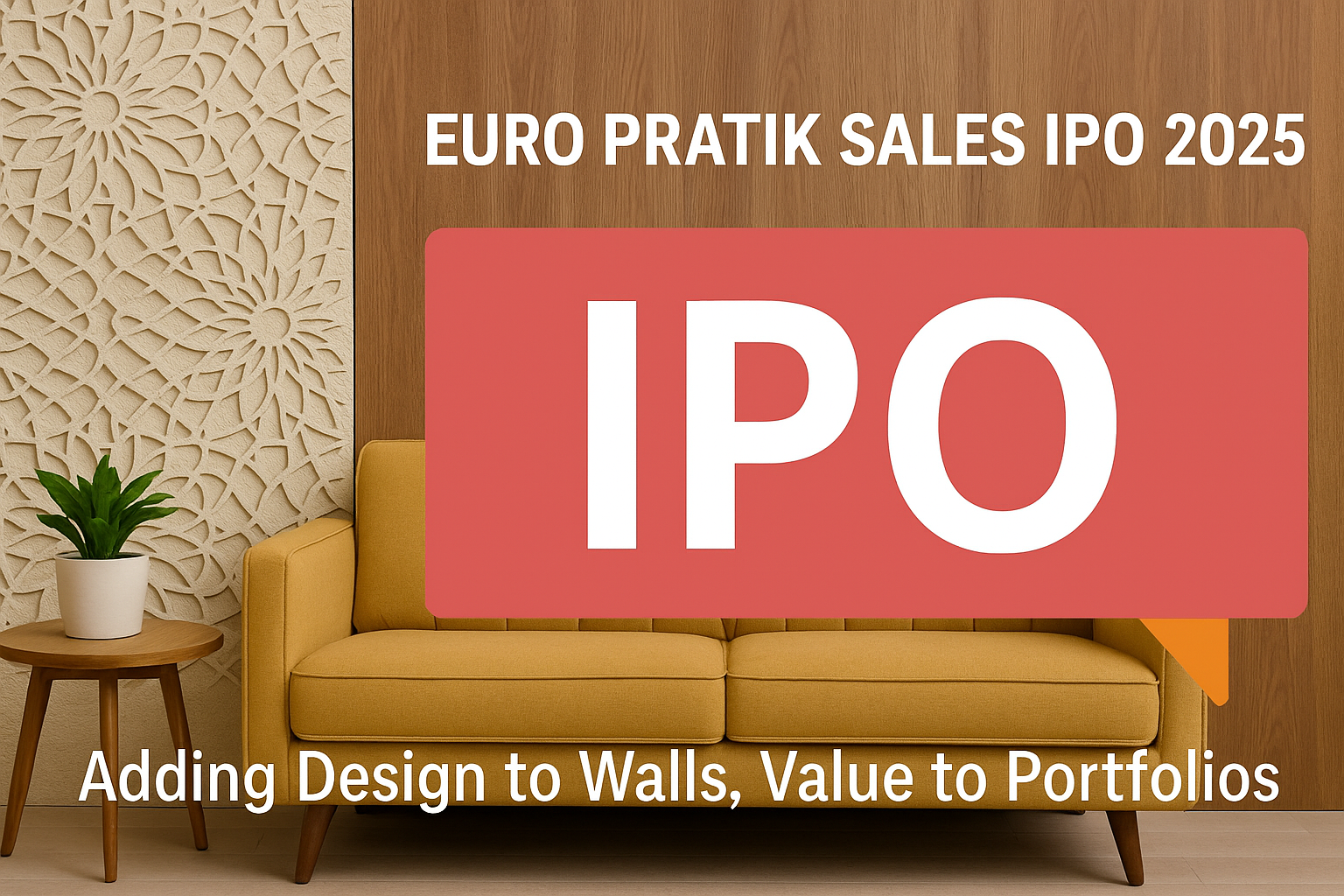 Euro Pratik Sales IPO 2025: Design to Walls, Value to Portfolios