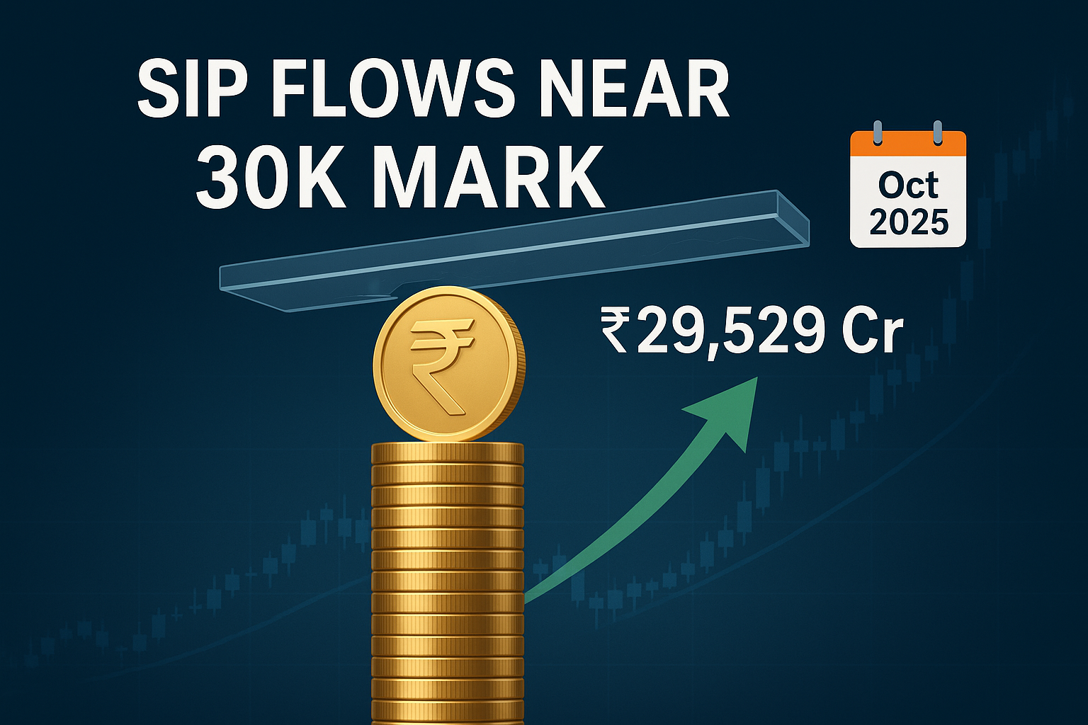 SIP Flows October 2025: Record ₹29,529 Cr but Below 30K Mark