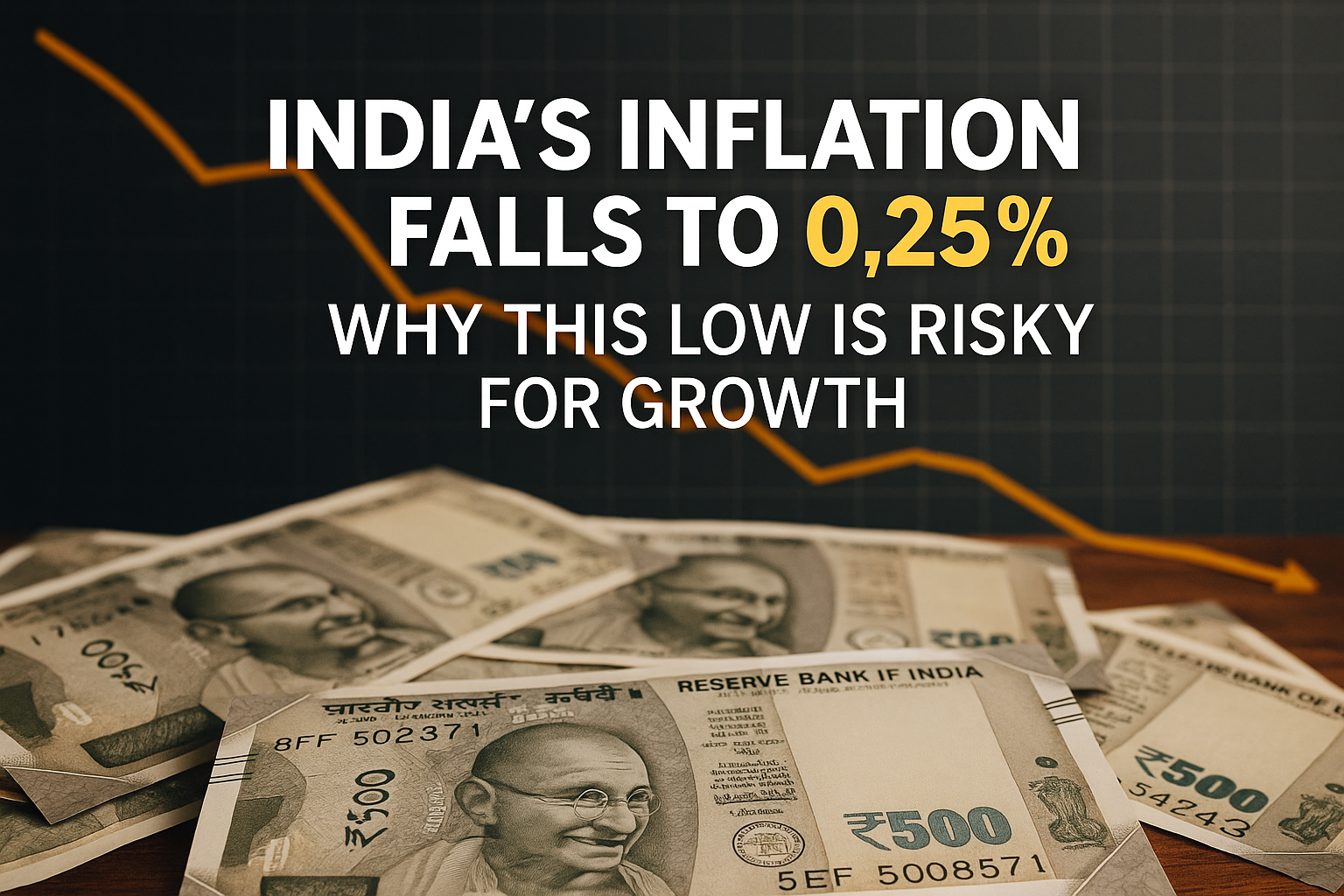 India’s Inflation Falls to 0.25%: Why This Low is Risky for Growth