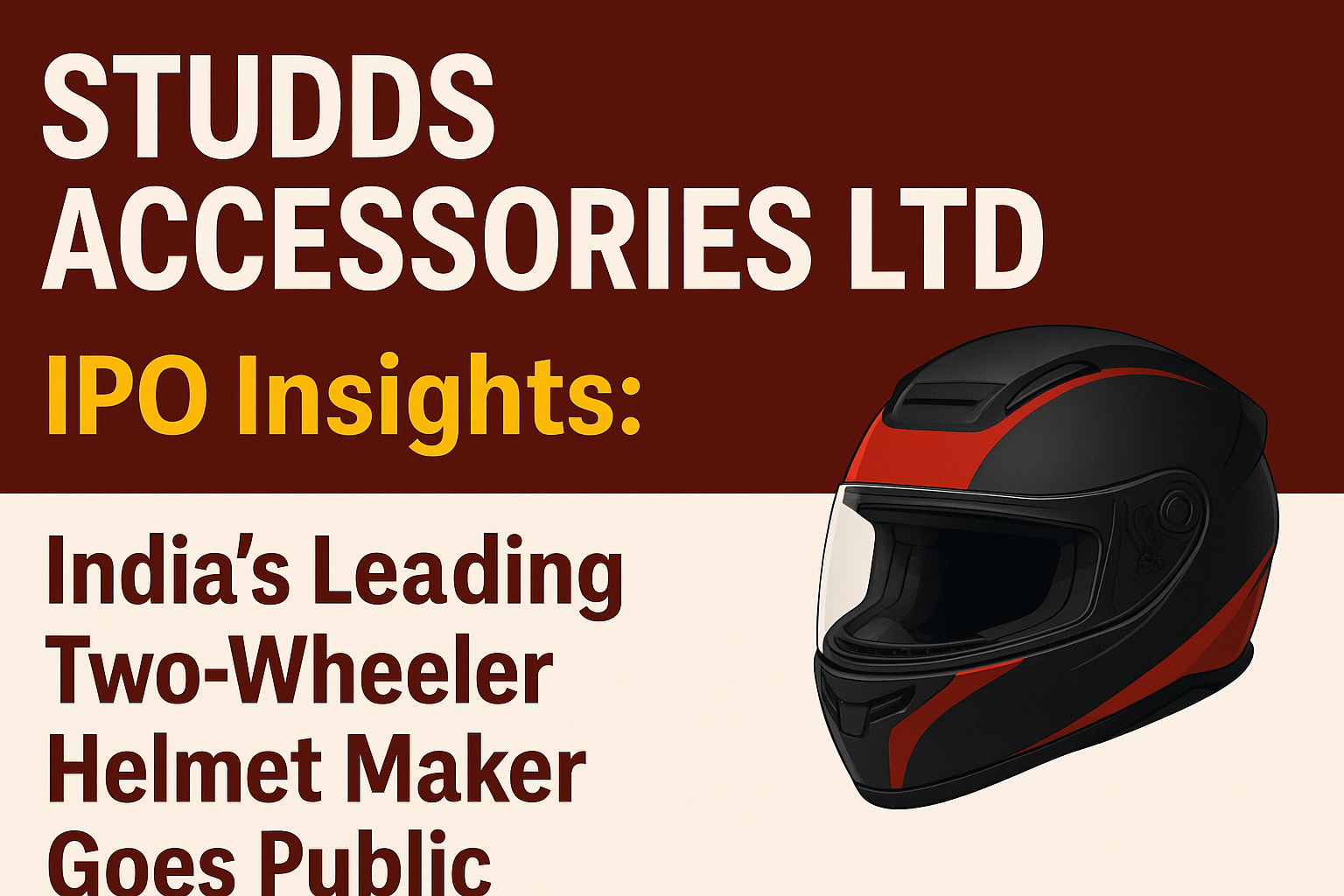 Studds Accessories IPO 2025: Helmet Giant Goes Public