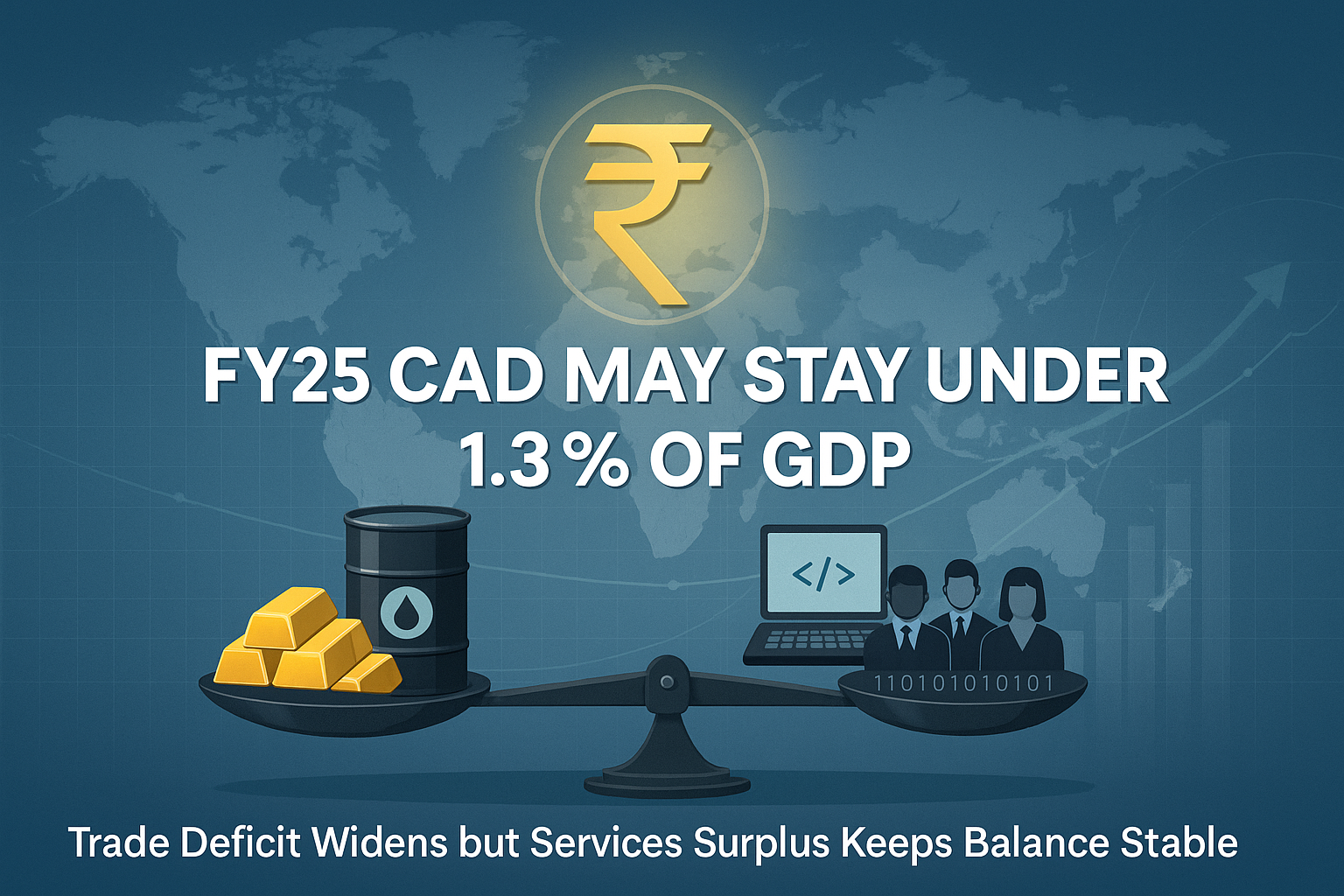 “India FY25 Trade Data & Current Account Deficit”