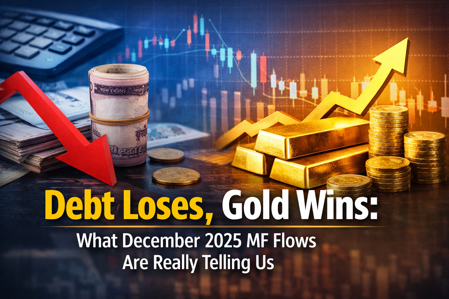 Mutual Fund Flows Dec 2025: Debt Hit, Equity Stable, Gold Leads