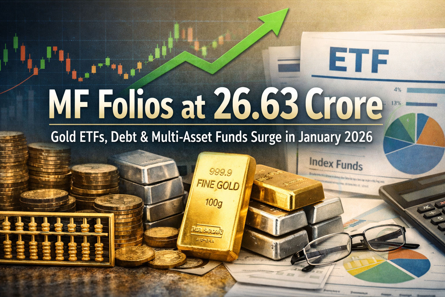Mutual Fund Folios Hit 26.63 Crore; 50 Lakh Added in Jan 2026