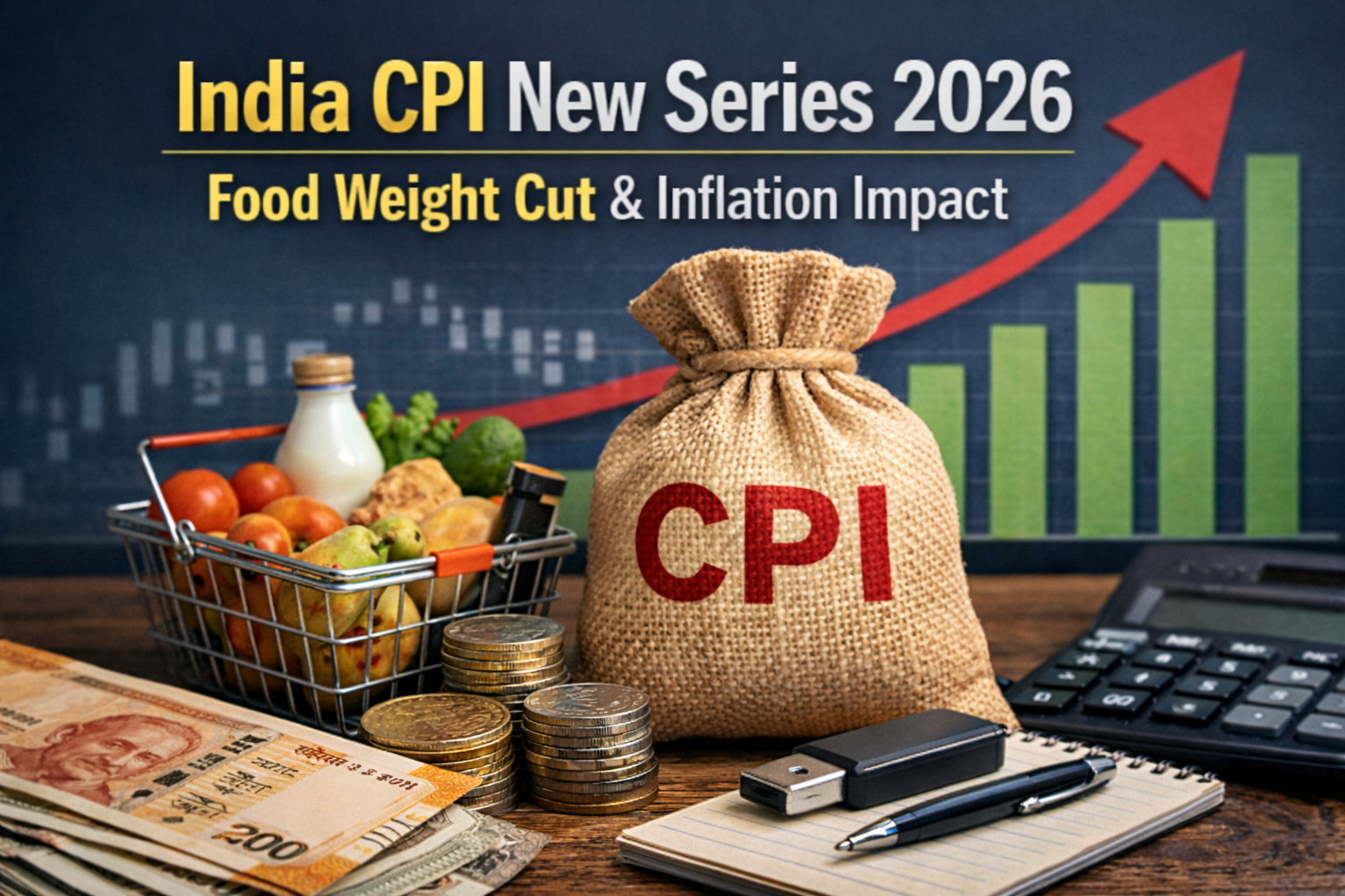 India CPI New Series 2026: Food Weight Cut, Impact