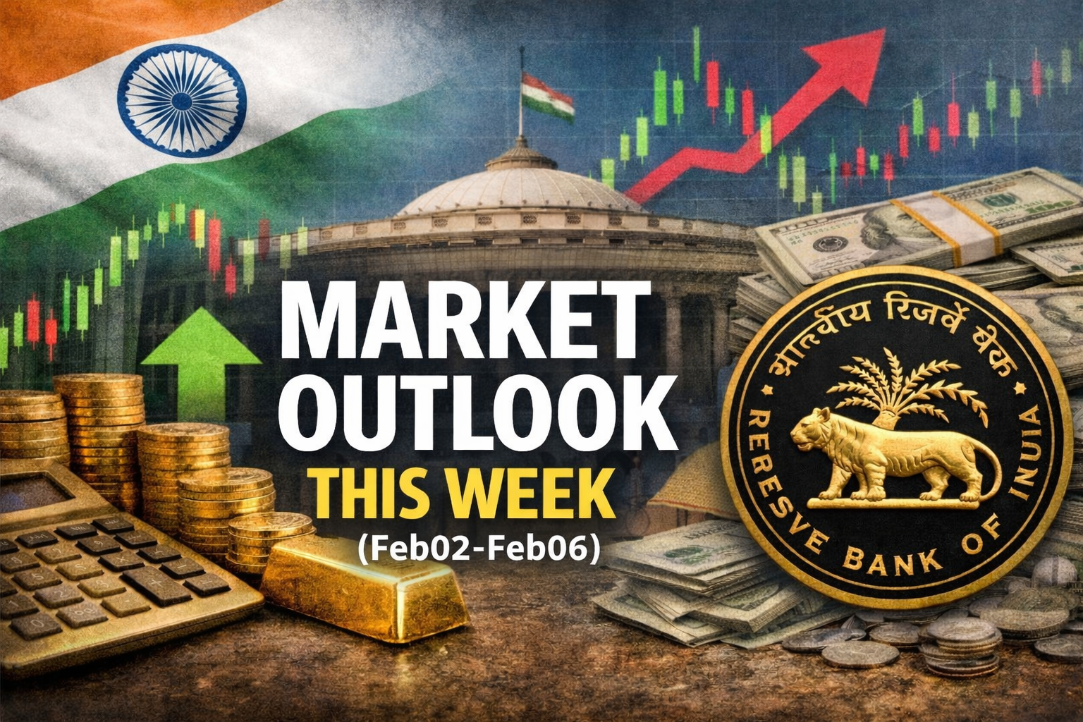 Markets This Week: Budget 2026, RBI Policy & Rupee Watch